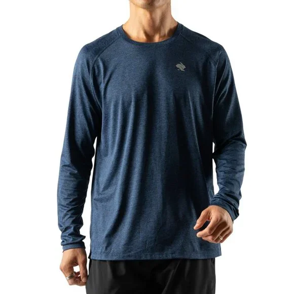 Run Rabbit California - EZ Tee Long Sleeve RM132 | XL | Heather Blue Eclipse - Picture 1 of 6